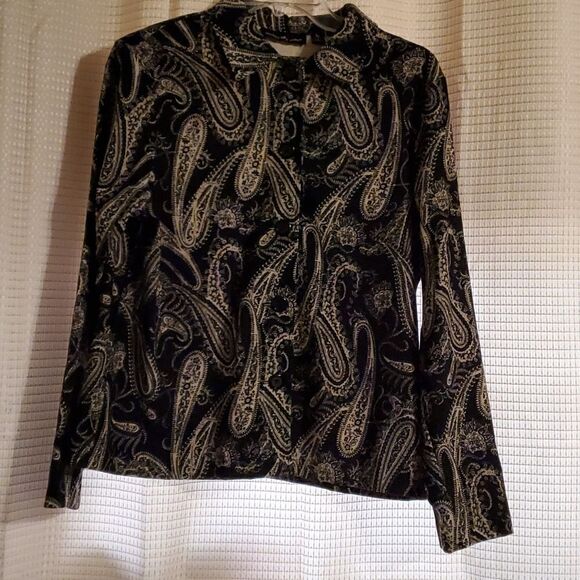 Briggs New York Tops - BRIGGS NEW YORK PAISLEY  BUTTON DOWN SHIRT M